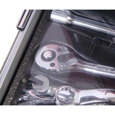 Набор инструментов 66 предметов в переносном инструментальном ящике (3 лотка) JTC