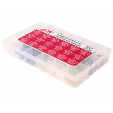 Набор клемм автомобильных изолированных 18 типоразмеров 530шт. в боксе JTC