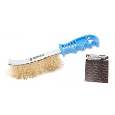 Щетка Forsage  по металлу ручная в железном корпусе с пластиковой рукояткой (медь) F-34012124