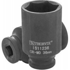IS11236 Головка торцевая ударная глубокая 1/2"DR, 36 мм Thorvik