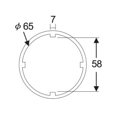 Головка для гаек 8-ми скоростной КПП 3/4" 58мм (SCANIA) JTC