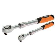 CUSTOR RH-D85448  Ключ трещоточный 1/2" телескопический, 305-445мм, усилие 512Нм