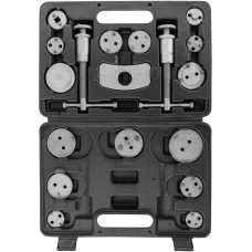 Приспособление для возврата поршней дисковых тормозных механизмов в наборе, 18 предметов Thorvik