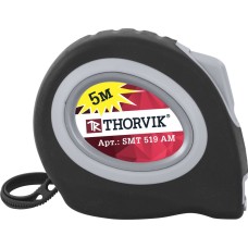 SMT519AM Рулетка с магнитным захватом и автостопом, в обрезиненном корпусе, 5 м