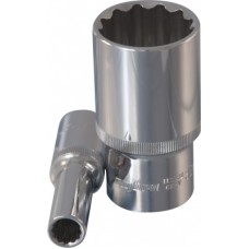 112212 Головка торцевая глубокая 12-гранная 1/2"DR, 12 мм