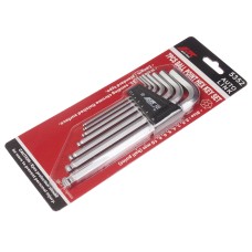 Набор ключей шестигранных 2.5-10мм Г-образных с шаром 7 предметов JTC