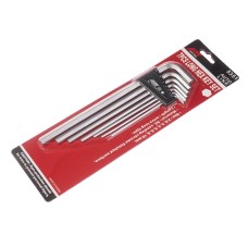 Набор ключей шестигранных 2.5-10мм Г-образных экстрадлинных 7 предметов JTC